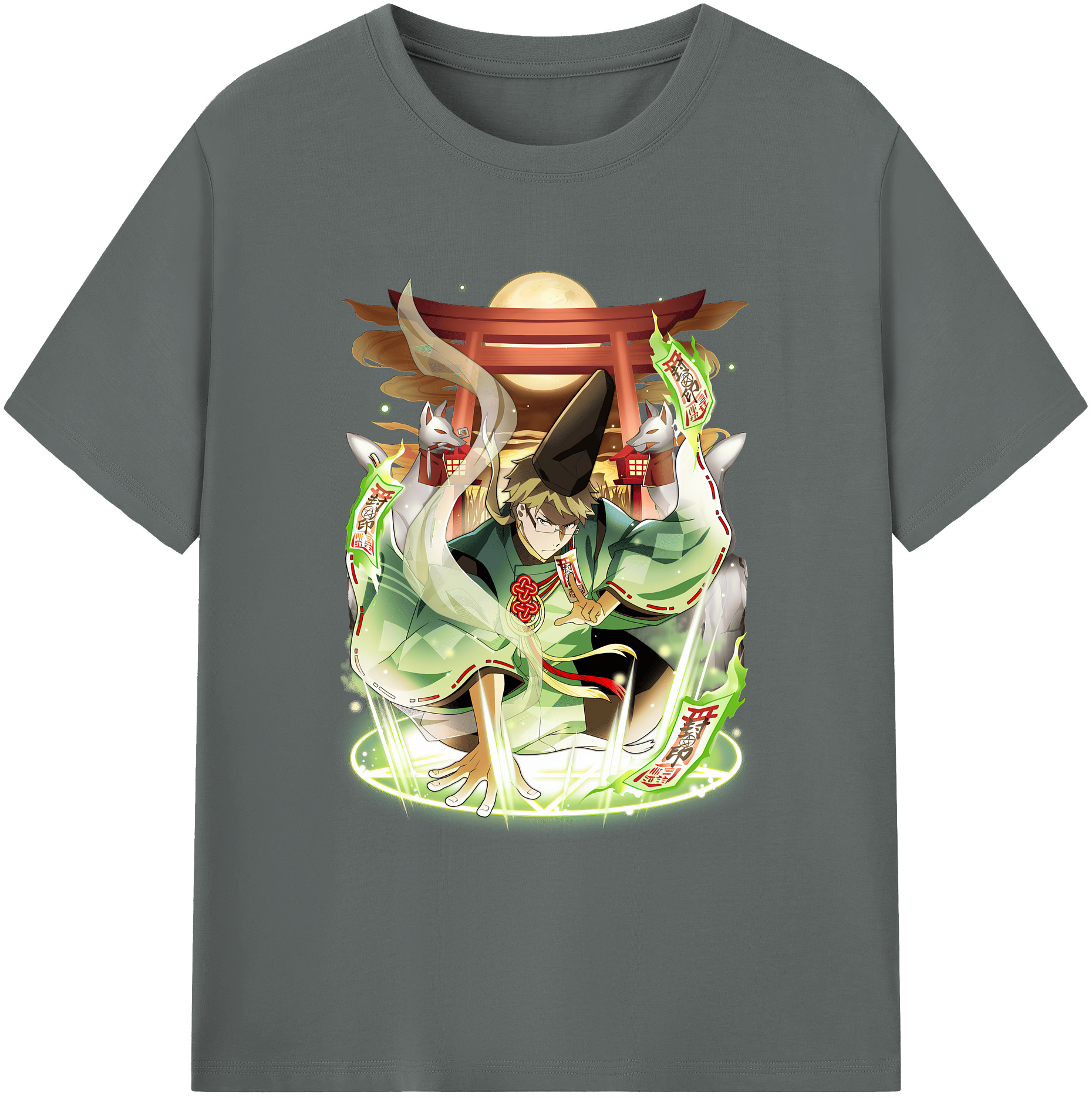 （画像用） 文豪ストレイドッグス Bungo Stray Dogs 綿100％ メンズ半袖Tシャツ｜肌触りやわらか＆通気性